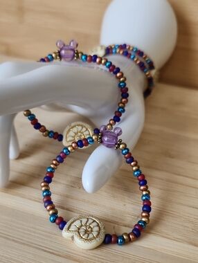 🆕️Ariel & Mickey Stretch Bracelet